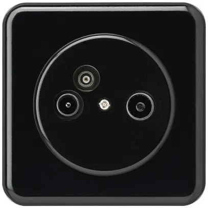 UP-Antennendose TV-R-Daten basico C 14dB schwarz 