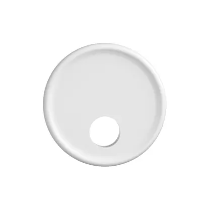 Disque frontal STANDARDdue blanc pour contact de sonnerie, sans étiqu. 