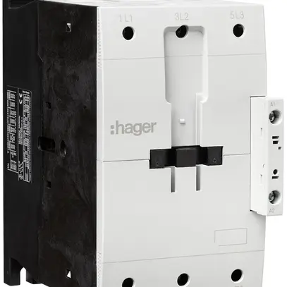 Contattore di potenza Hager 3P 170A da AC-3 tensione di bobina 230VAC 