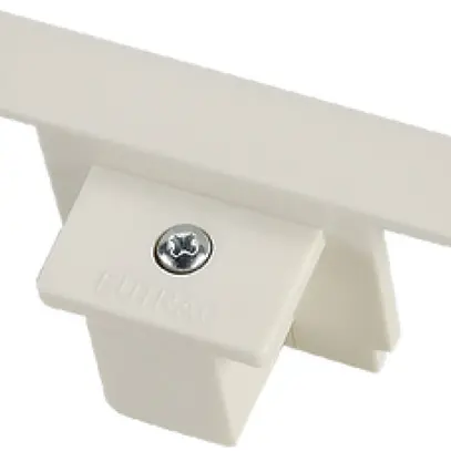 Plaque de fermeture SLV pour rail conducteur EUTRAC, blanc 