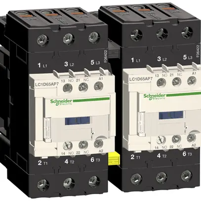 Contacteur inverseur AMD Schneider Electric 230VAC 65A LC2D65AP7 