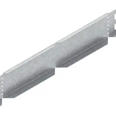 Pezzo di finitura Niedax per passacavi 60×300mm acciaio zincato a caldo 