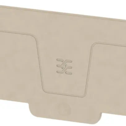 Plaque de fermeture Weidmüller série A AEP 2C 1.5 78.83×2.1mm, beige 