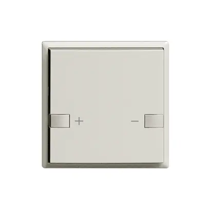 Variatore LED EDIZIOdue ZEP senza LED 1×tasto 2×comando grigio chiaro 