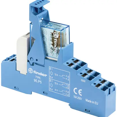 Relais de couplage AMD Finder 48.P5, 2W 8A AgNi, 24VDC, bornes Push-In 