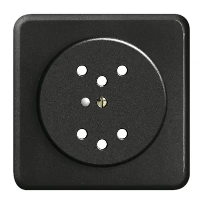 Kit frontale INC FH 2×T12 nero 86×86mm con lente 