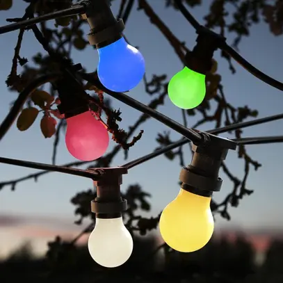 Lampada LED M. Schönenberger E27 0.9W 6lm 96mm A55 opale blu 