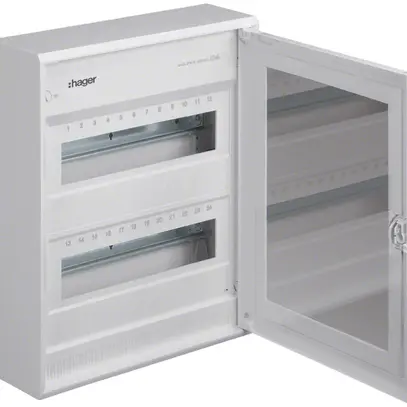 Distributore tehalit 24 moduli grigio chiaro 
