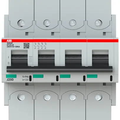 Disjoncteur ABB S804P-D125-R 4P 400V D-125A 50kA 6.5UM 
