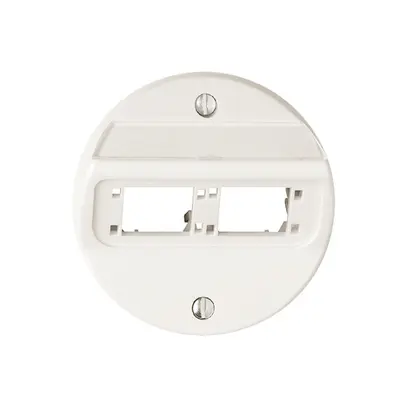 Kit di montaggio INC per 2×RJ45 freenet bianco 