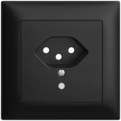 Kit frontale INC EDIZIOdue nero 88×88mm T13 con lente 