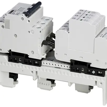 Scaricatore di sovrat.+fusibile PX 3L/N/PE tipo 2 per barra coll 