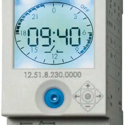 Interrupteur horaire AMD Finder 12.51, 1C 16A 230VAC NFC 2UM 