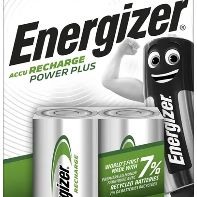 Accu NiMH Energizer Power Plus HR14/C 1.2V, 2.5Ah, 2pièces 