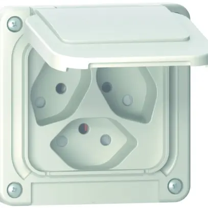 Presa SUPRA 3×T13 bianco parte superiore per NAP/NUP/FAP/FUP 