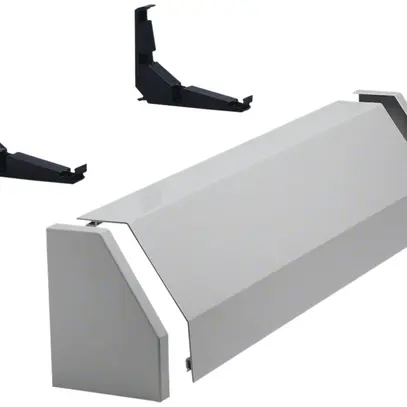 Canale di smistamento Hager univers 4-parti 1050mm grigio 