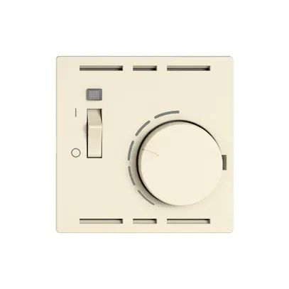 Termostato ambiente EDIZIO.liv SNAPFIX® con interruttore 230VAC 50Hz cr 