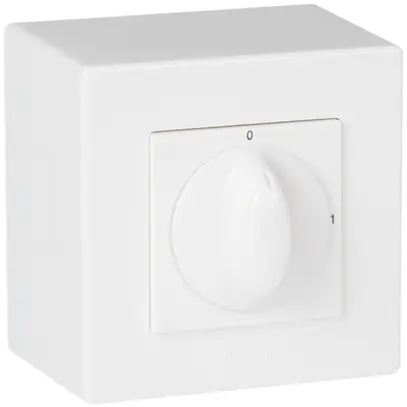 Contatto rotativo AP ATO 2×A/1L bianco acc-->0<--chius 