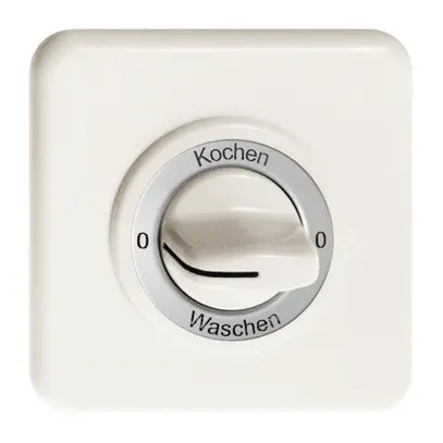 Kit front. 0-Kochen-0-Waschen per interr.rotativo bianco 