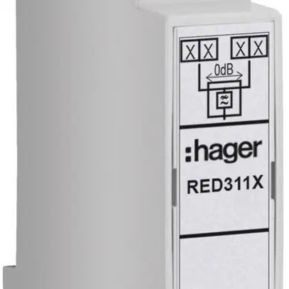 Disaccoppiatore audio AMD Hager 2-fili, per citofono 