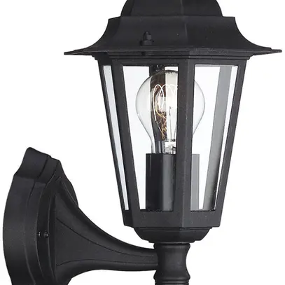 Applique Philips Peking E27 SEN 1×60W IP44 nero 