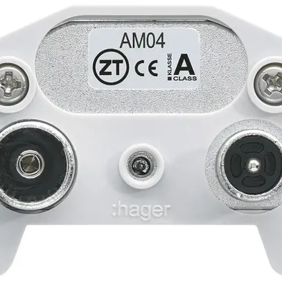 Intérieur pour prise antenne R/TV/données Hager montage E 2GHz 14db 