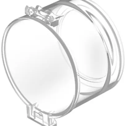 Coperchio di protezione EAO45 Ø30.5mm incolore trasparente 