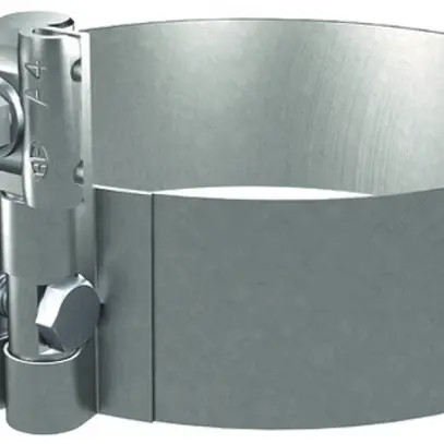 Collare per tubi Flury RE 36 acciaio inossidabile A4, tubo max.Ø 120mm 