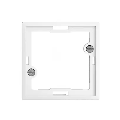Plaque frontale EDIZIOdue blanc pour lampe témoin plate 