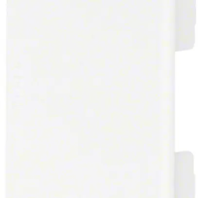 Embout de fermeture tehalit LF/LFF/FB 60190, blanc trafic 