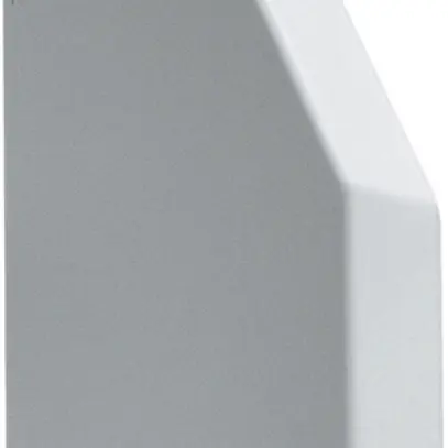 Piastra terminale tehalit per RK 110 bianco puro 