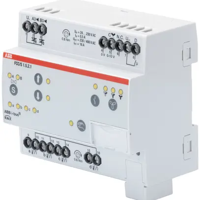 Contrôleur de ventilo-convecteur AMD ABB FCC/S 1.5.2.1 KNX, 2/4 tubes, commande 