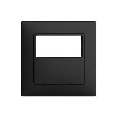Set frontale EDIZIOdue F per rilevatore di movimento pirios 180 R eco plus, nero 