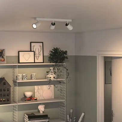 Plafoniera Philips myLiving PAISLEY, GU10 3×5.5W IP20, bianco 