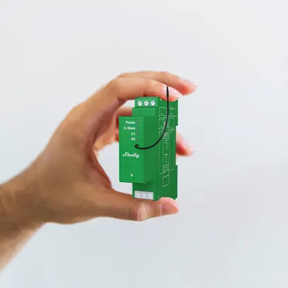 Actionneur-variateur RF AMD Shelly Wave Pro 2PM Dimmer Z-Wave 1×sort 1UM 