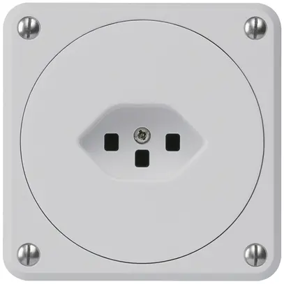 Presa INC robusto tipo 23 grigio senza copercchio 