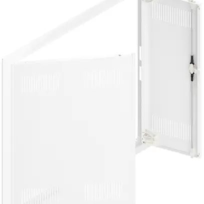 Porta con fesura e cornice SE Pragma bianco per 3parte/5file 