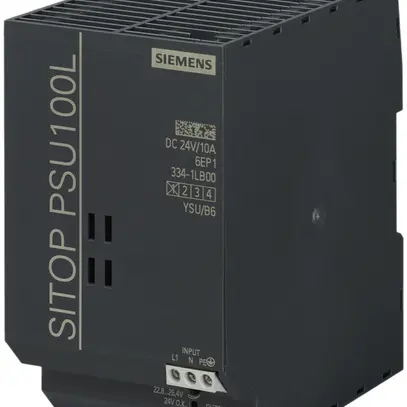 Stromversorgung Siemens SITOP PSU100L, IN:120/230VAC, OUT:24VDC/10A 