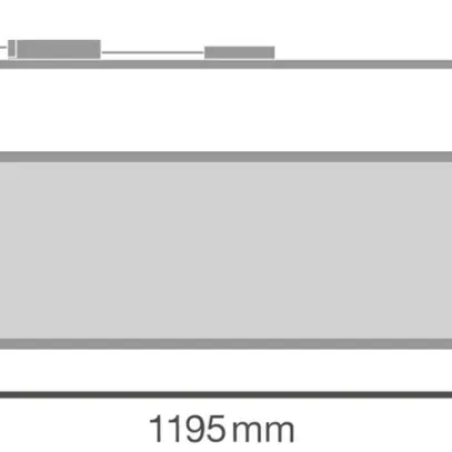 Plafonnier LED LEDVANCE PL CMFT 33W 4320lm 840 IP40/20 1200×300mm 