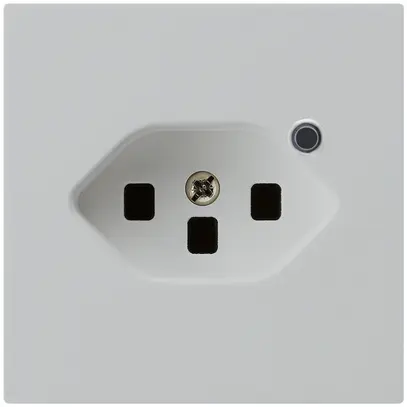 Prise Hager kallysto 1×T23 illuminé A gris clair 