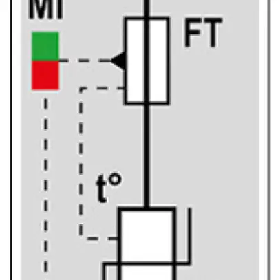 Parafulmine  Citel DAC1-13S-10-275 tipo 1+2, 1-polo 