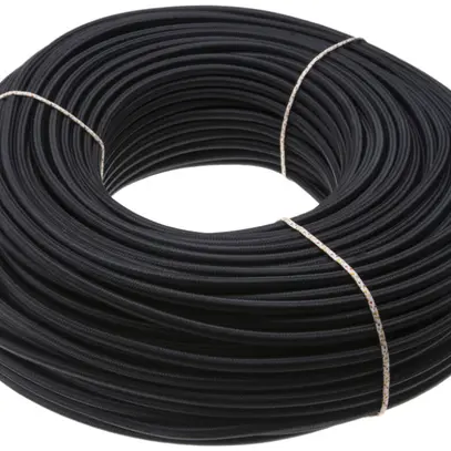 Cavo H05VV-F tessile 3×1mm² nero 100m 
