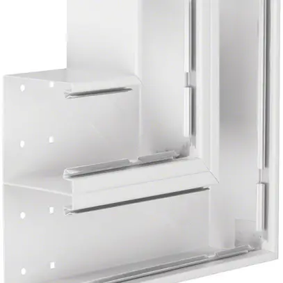 Angolo piatto tehalit BRS 65210B bianco puro 