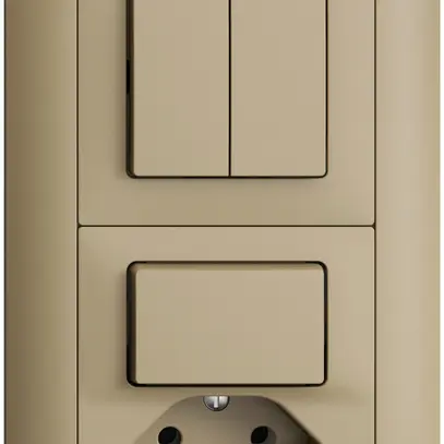 UP-Kombination EDIZIOdue 1/1P+3/T13 sand 