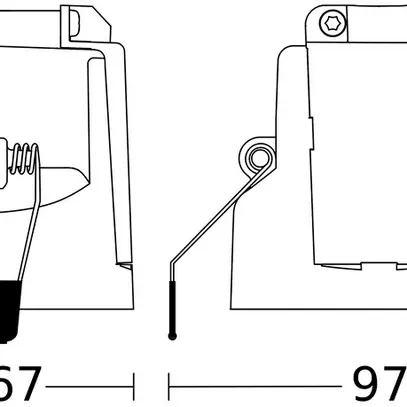 Détecteur de présence INC Steinel Hallway COM1 2.8m HF blanc 