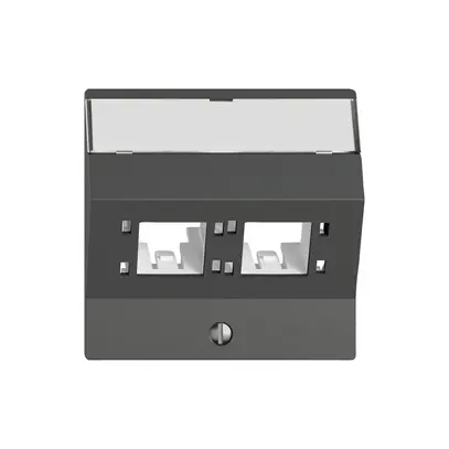 Kit di montaggio EDIZIO.liv SNAPFIX® per freenet cat.6A adattatore 2× grs 