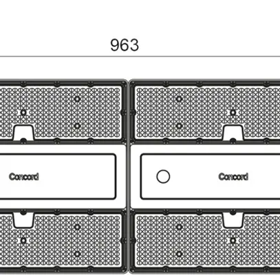 Proiett.capann.LED Sylvania Rocks SSA03H 290W 54000lm 840 IP65 75° RE 963×446 