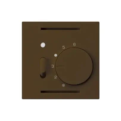 Termostato ambiente INC kallysto marrone con interruttore 