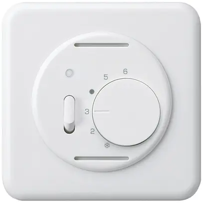 UP-Raumthermostat basico weiss mit Schalter 
