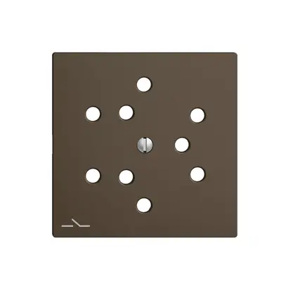 Plaque frontale 3×T12,S coffee EDIZIOdue 